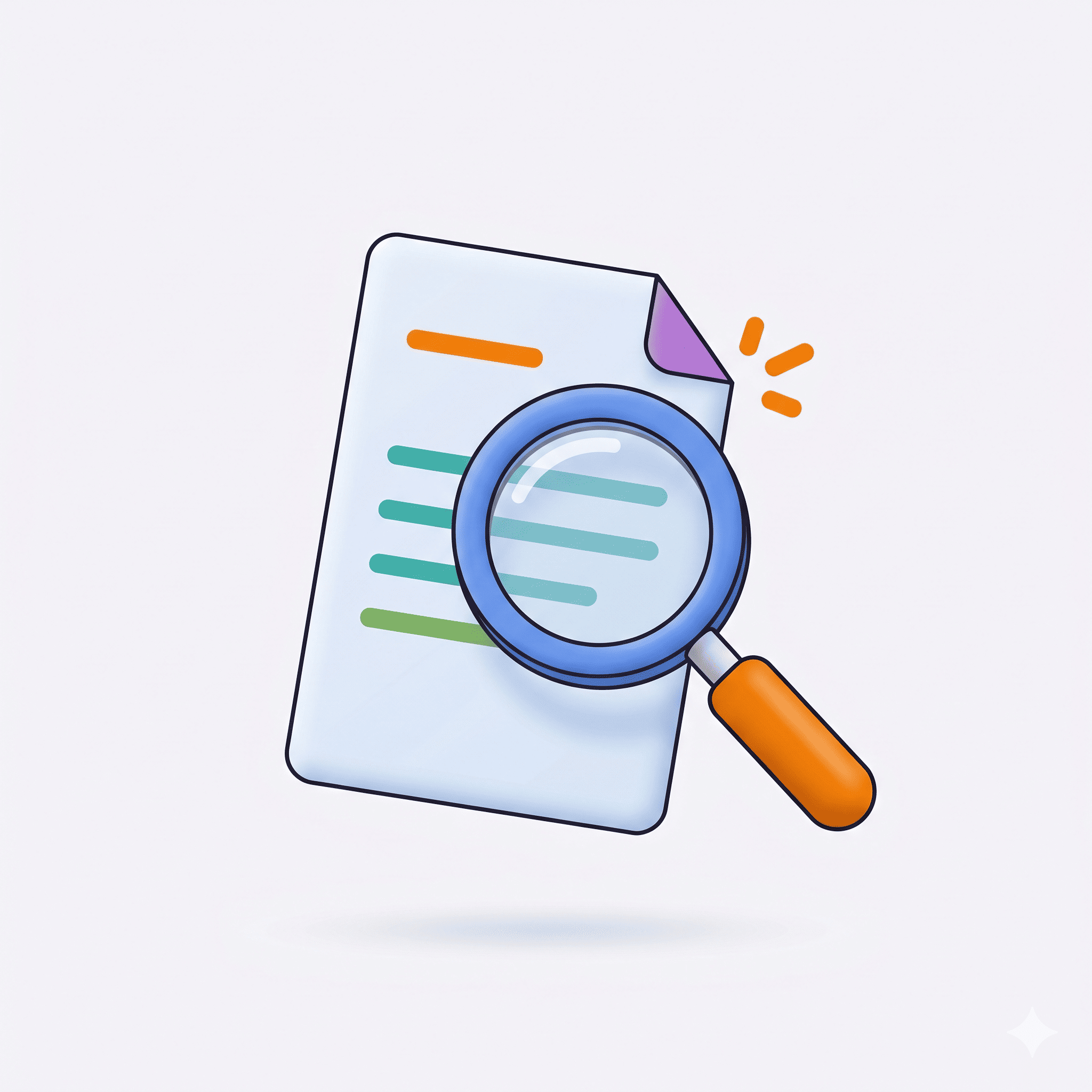 Search across your files illustration