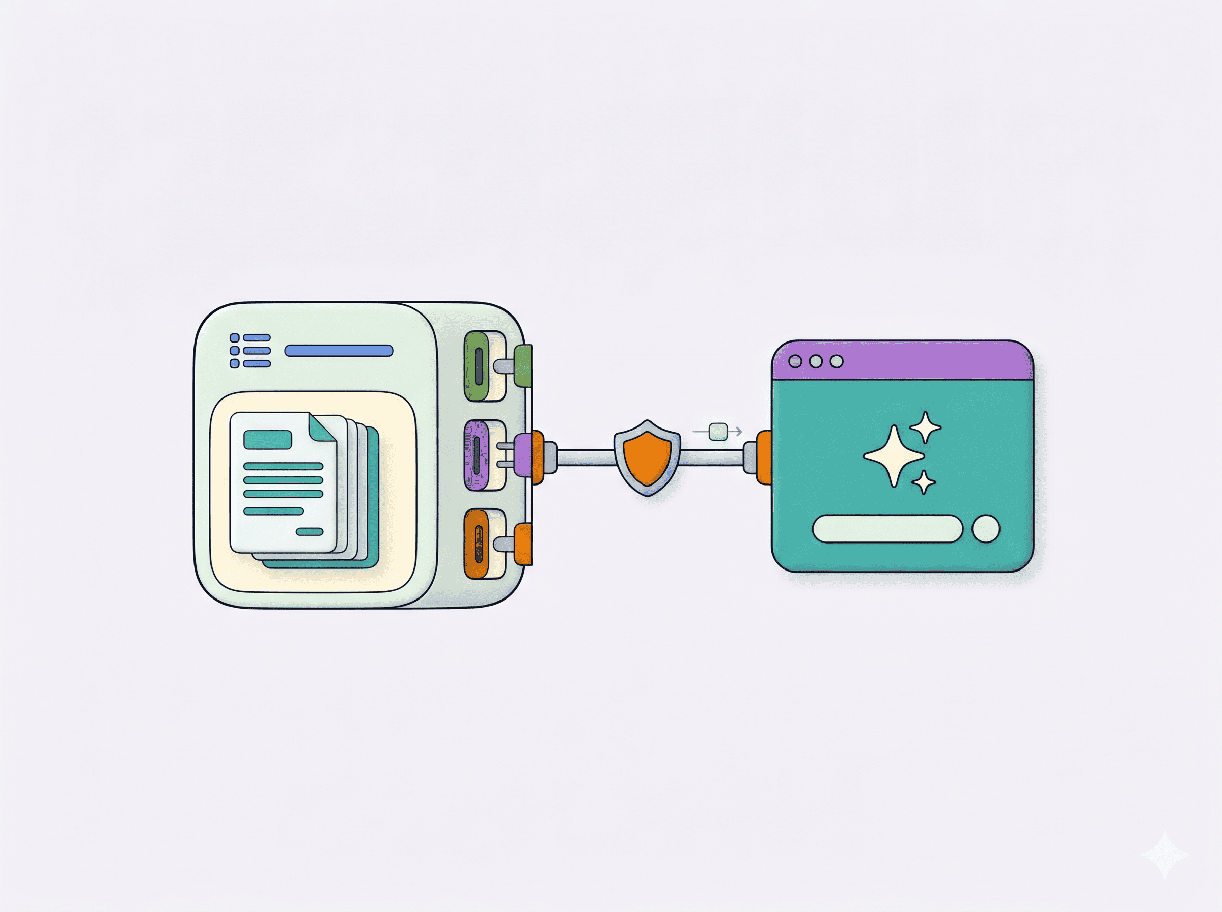 Securely connect an AI assistant